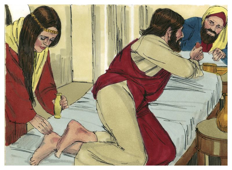 Mary Washes Jesus' Feet